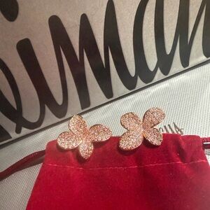 SEGRETI Rose Gold Flower Earrings 18k